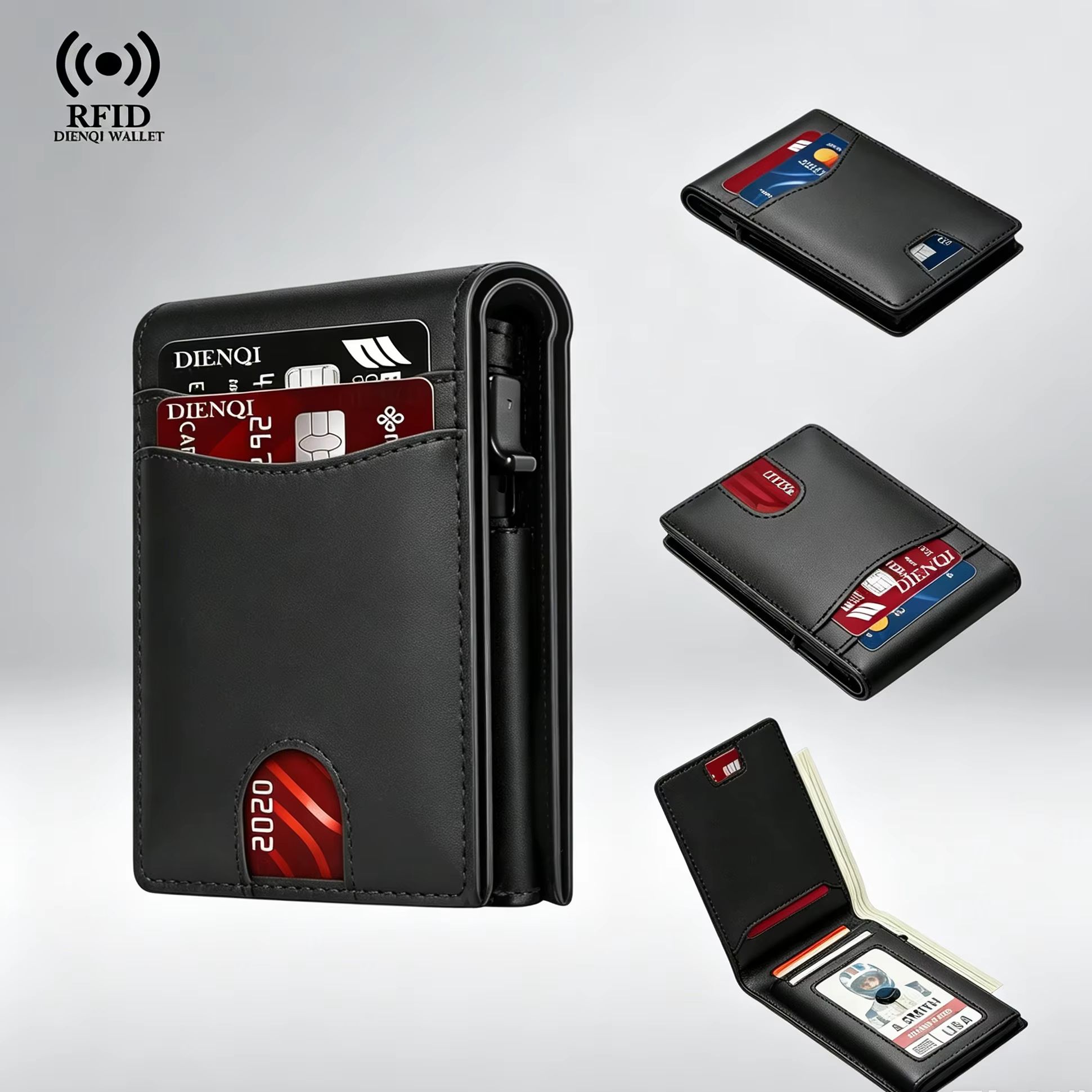 Index Card Holder - Luxe merk zakelijke creditcardhouder portemonnee heren