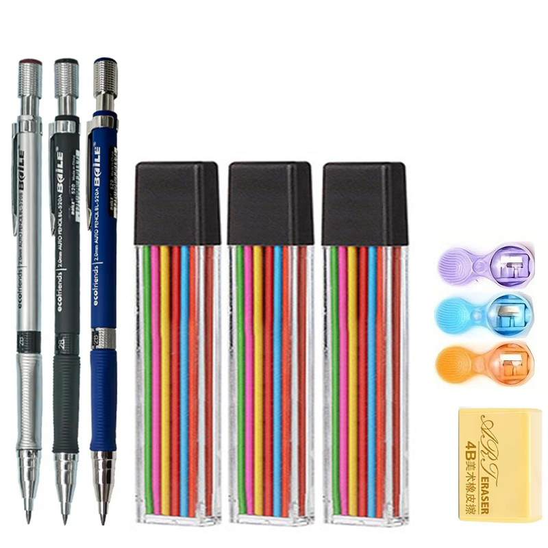 Staedtler Pencil Lumocolor - 2,0 mm mechanische potloodset met 2B