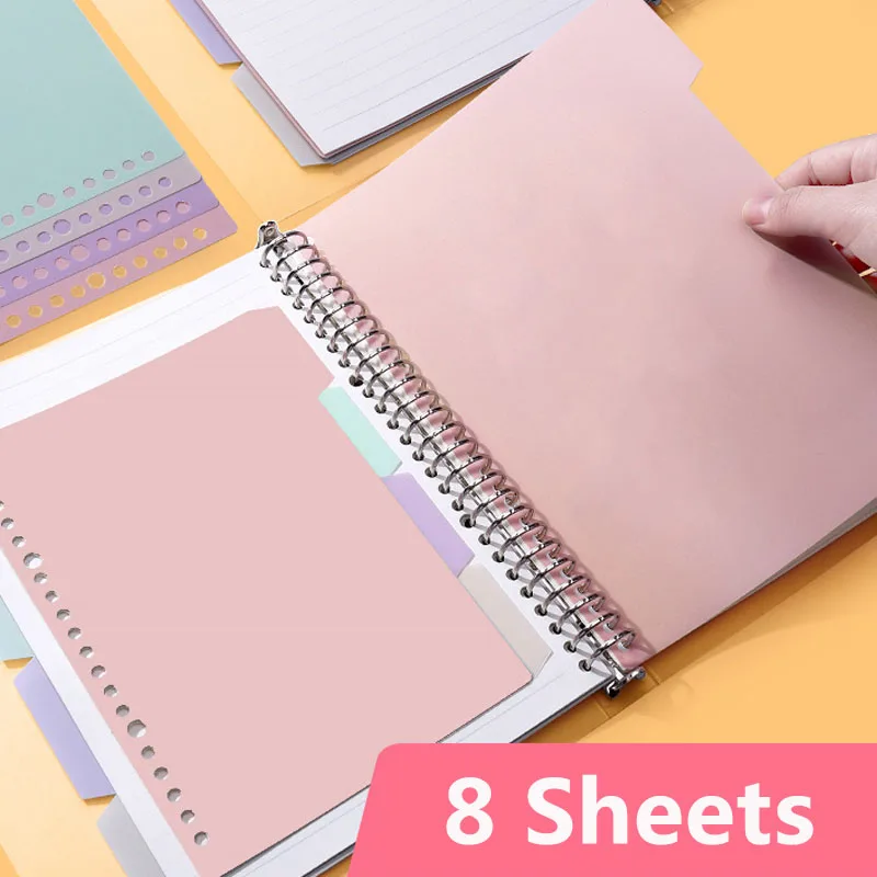 Tab Divider A4 - Kleurrijke Verdelers Voor A5 Planner Index
