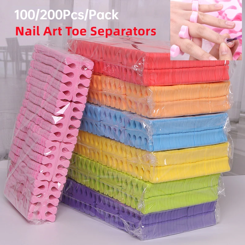 Gel Refill Pack - 100.200 stks/pak Nail Art Teenseparators Vingers