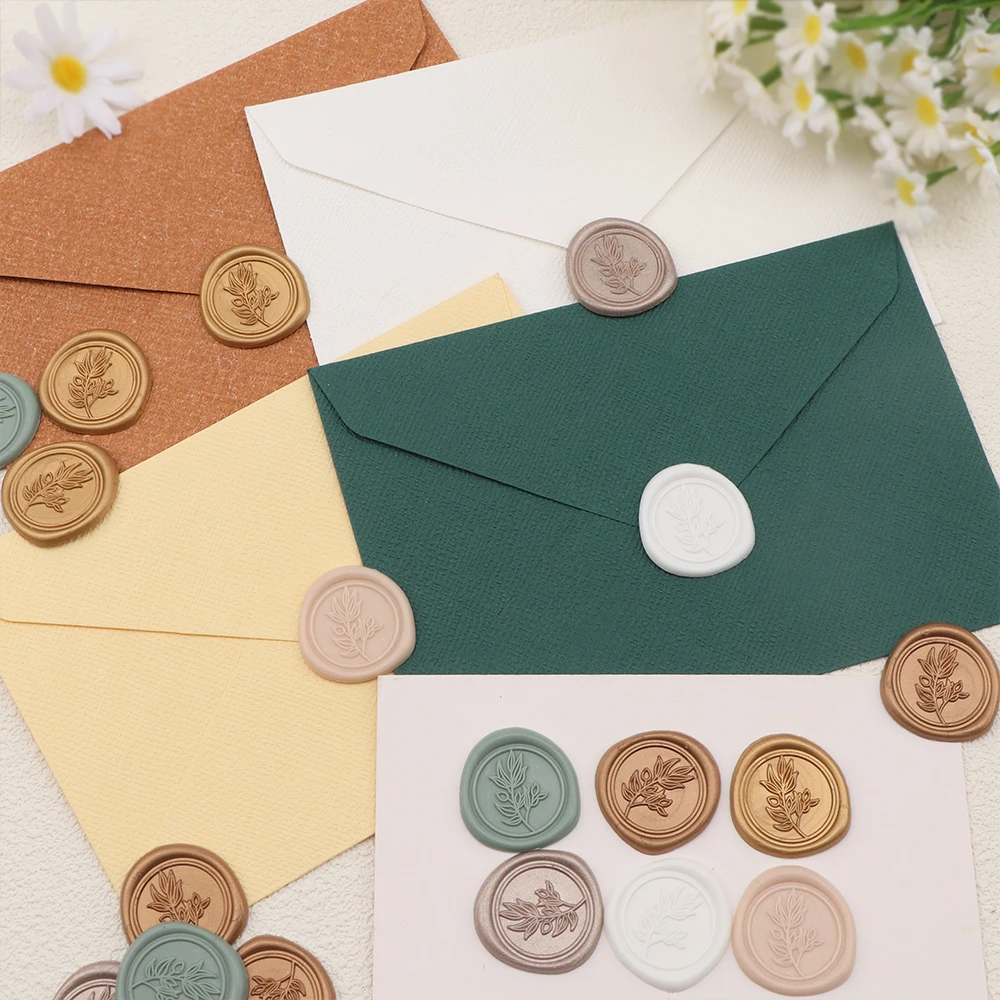 25 stks/set Olijftakken Bladpa - Wax Seal Stamp Set recensie en prijs
