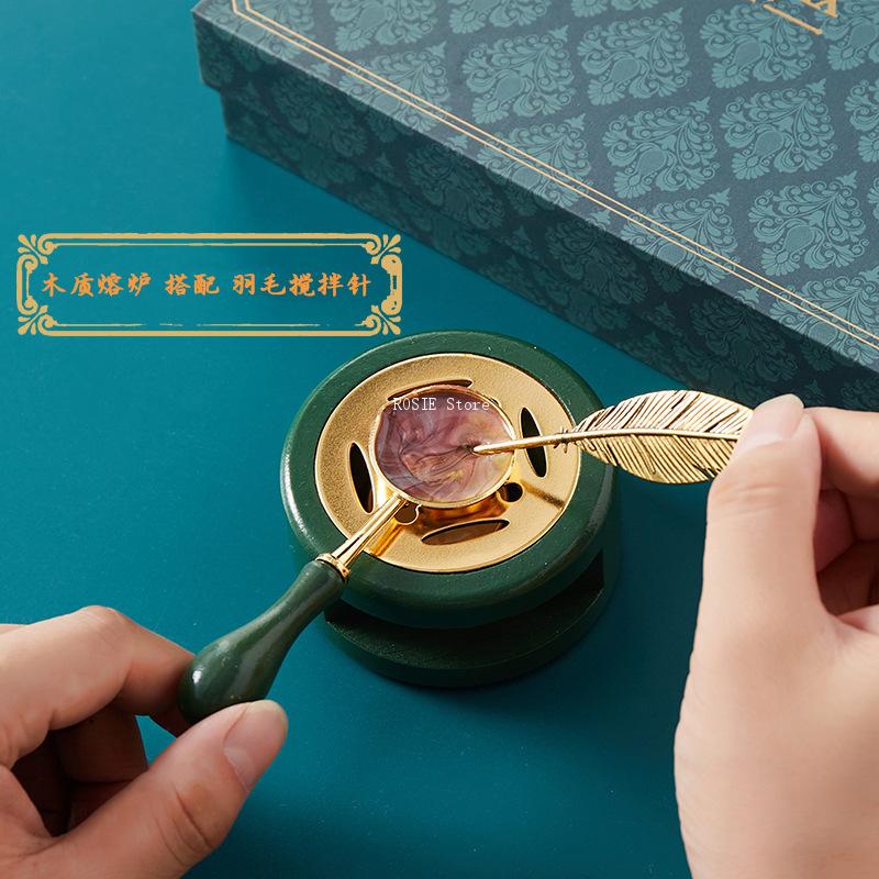 Lakzegel Stempel Set Gelakte S - Wax Seal Stamp Set recensie en prijs