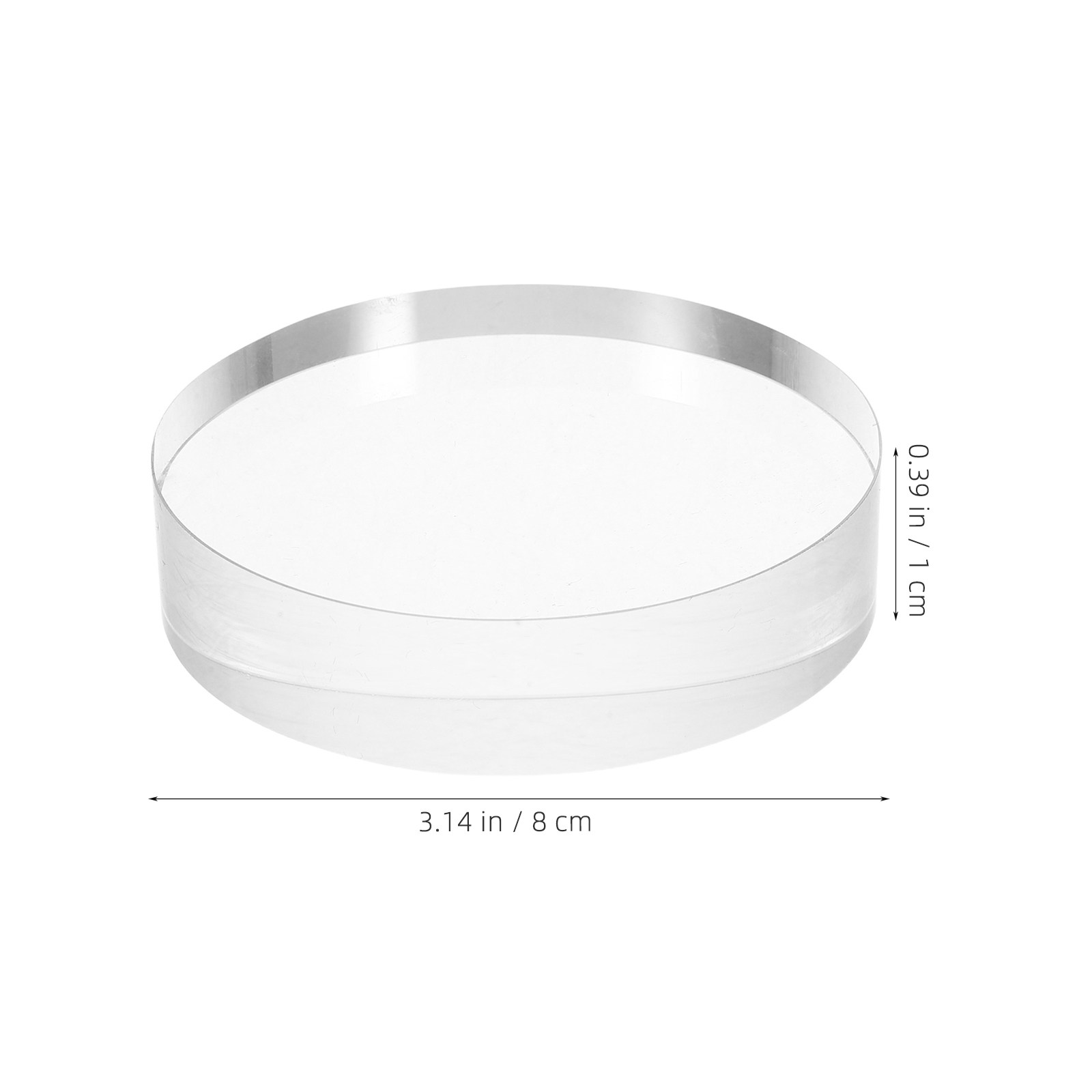 3,15 inch rond glazen presse-p - Book Weight Glass recensie en prijs