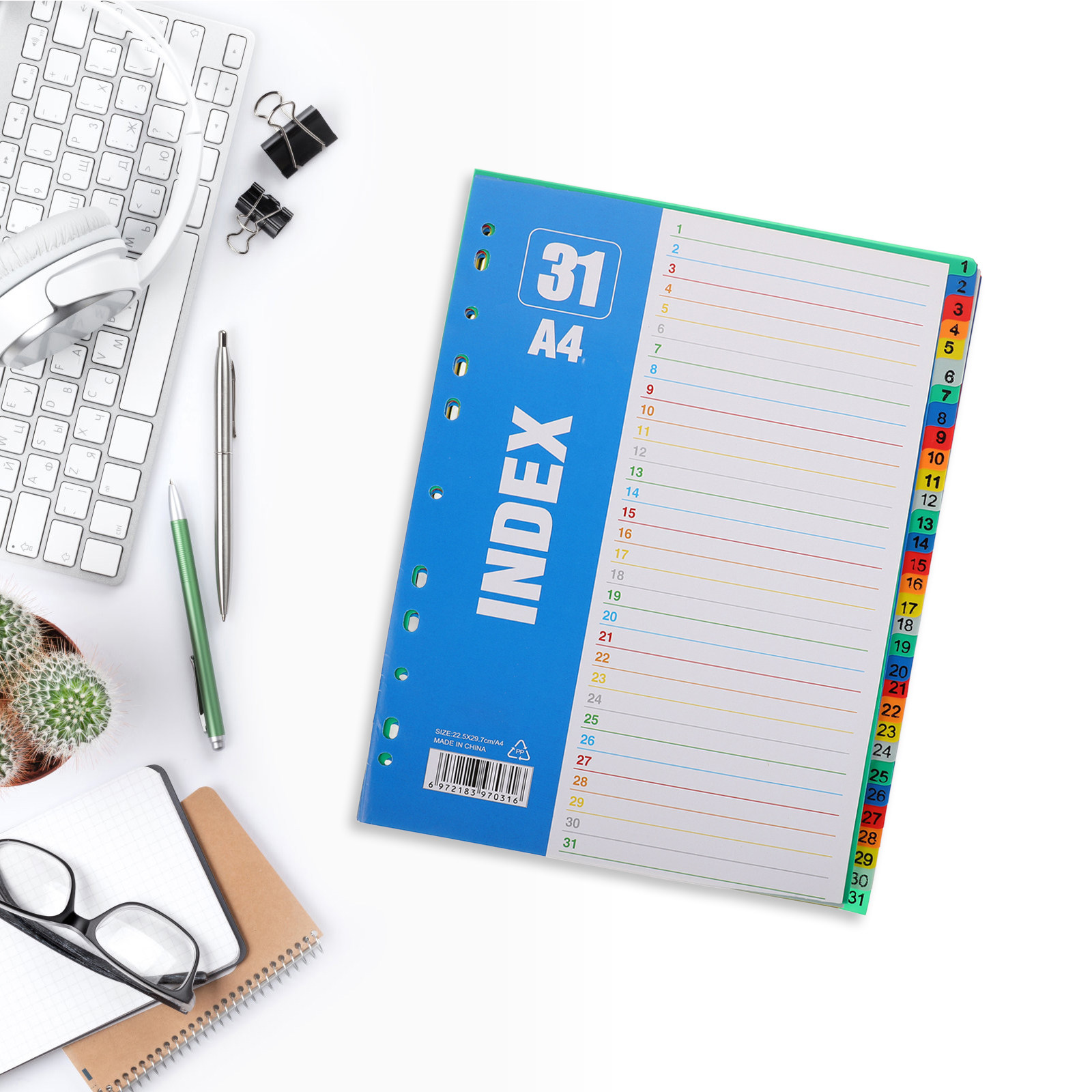 1 Set Nummerindex Pagina A4 11 - Tab Divider A4 recensie en prijs