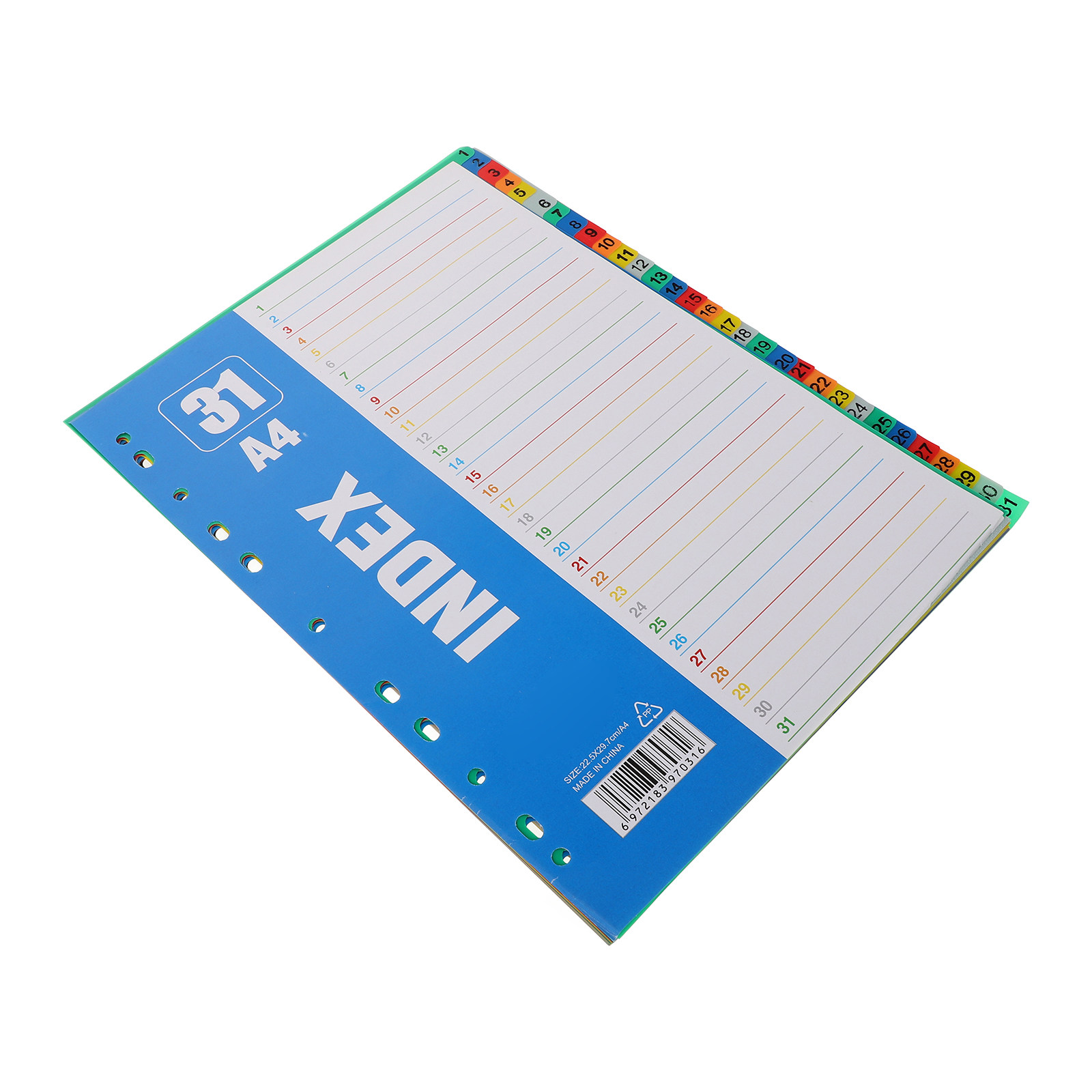 1 Set Nummerindex Pagina A4 11 - Tab Divider A4 recensie en prijs