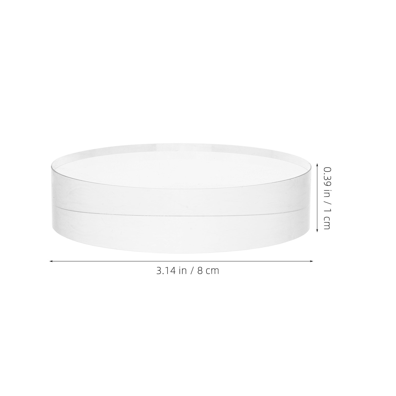 Rond kristallen presse-papier  - Book Weight Glass recensie en prijs