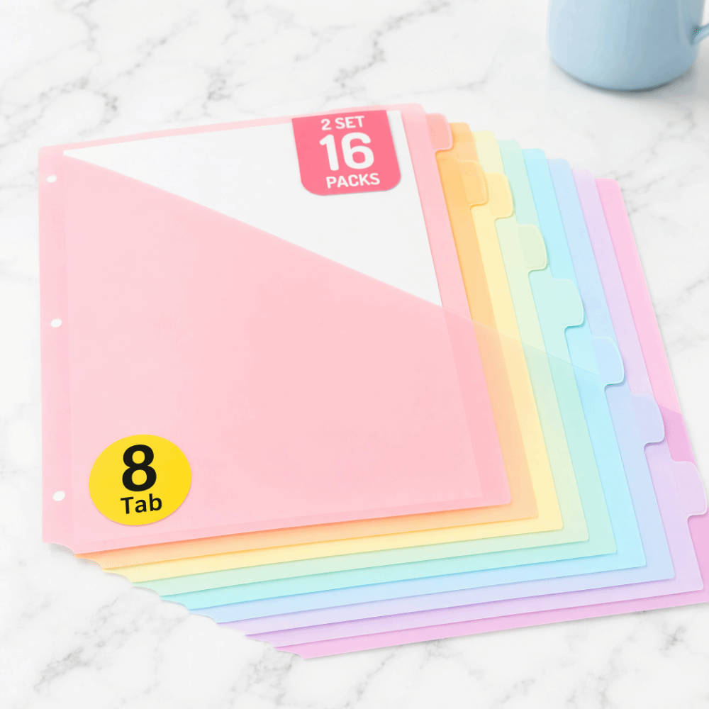 Duurzame mapverdelers van plas - Tab Divider A4 recensie en prijs