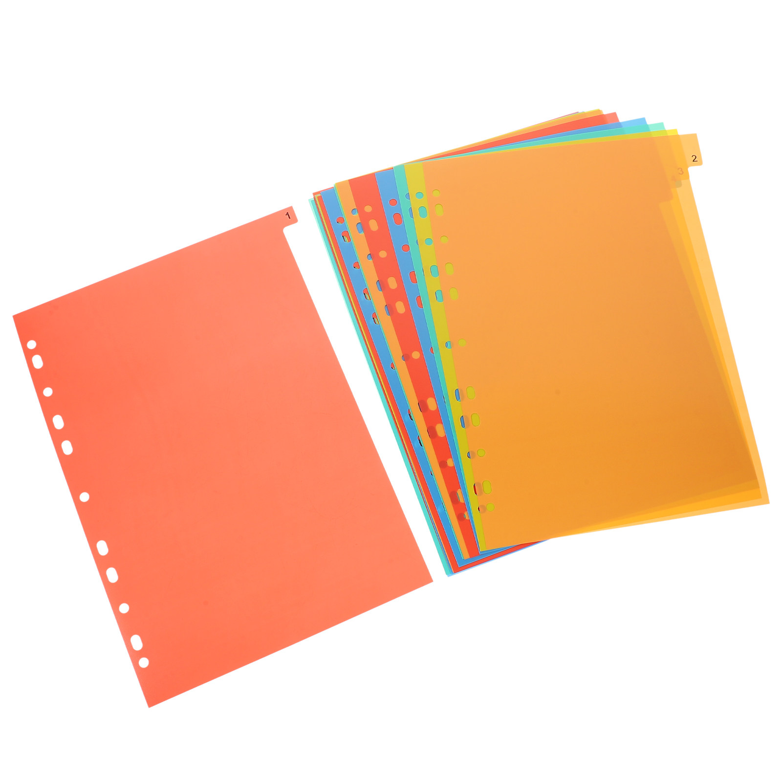 20 vellen A4 plastic ringbandv - Tab Divider A4 recensie en prijs
