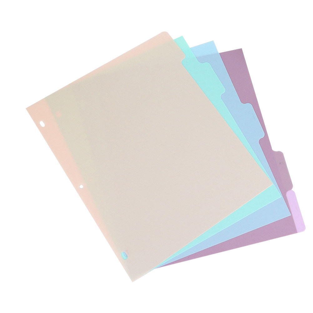 1 set plastic ringbandbladen A - Tab Divider A4 recensie en prijs