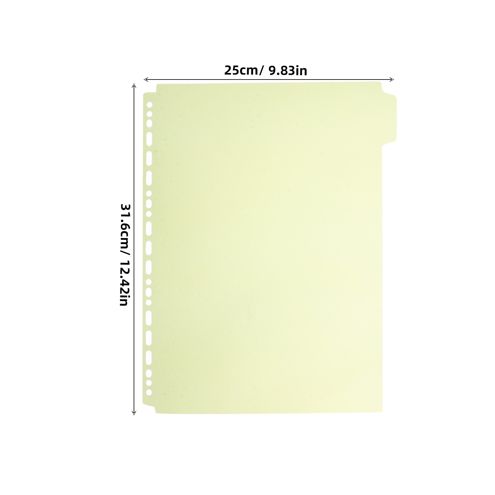 6 stuks A4 indexbladen met tab - Tab Divider A4 recensie en prijs