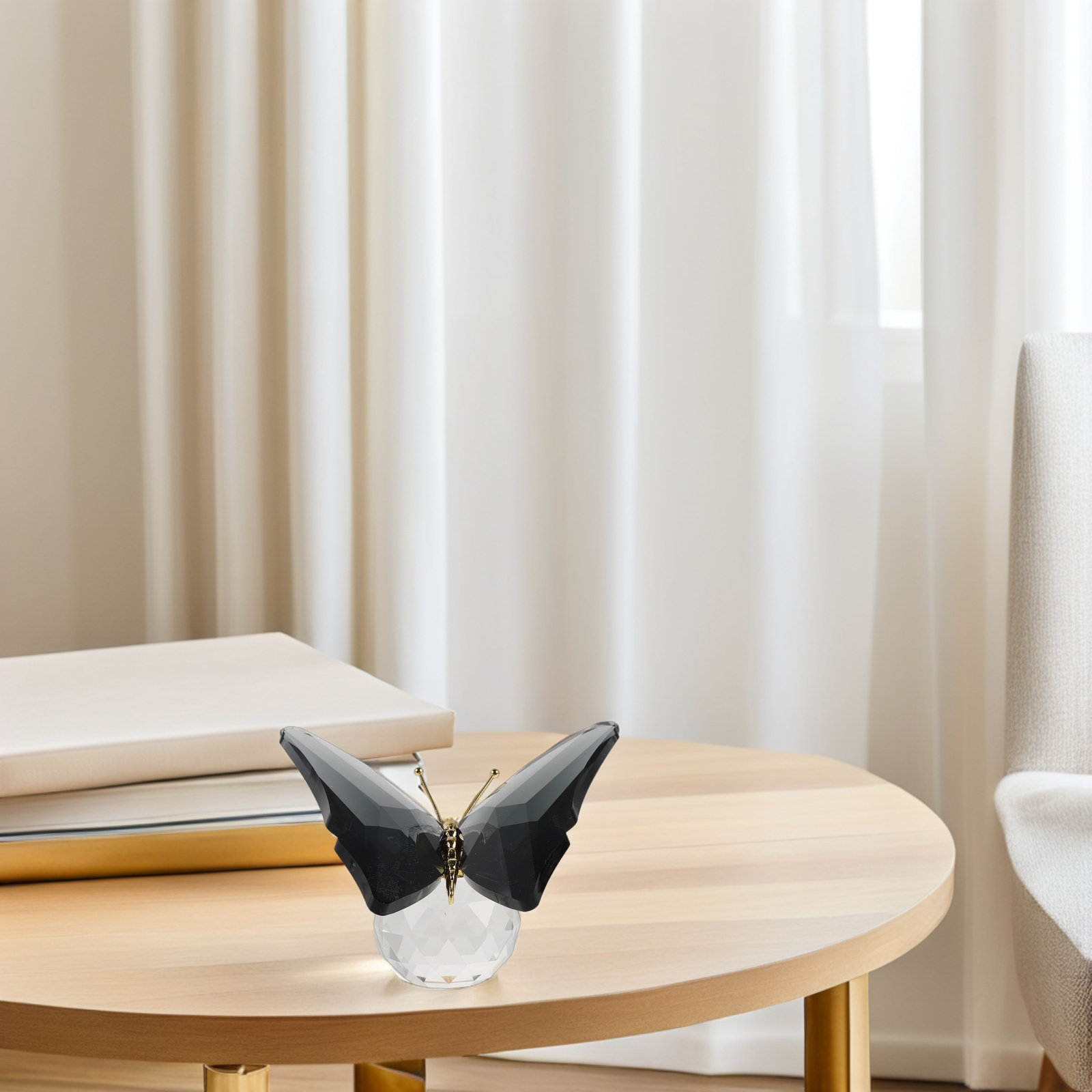 Glazen vlinder-papiergewicht,  - Paper Weight Crystal recensie en prijs