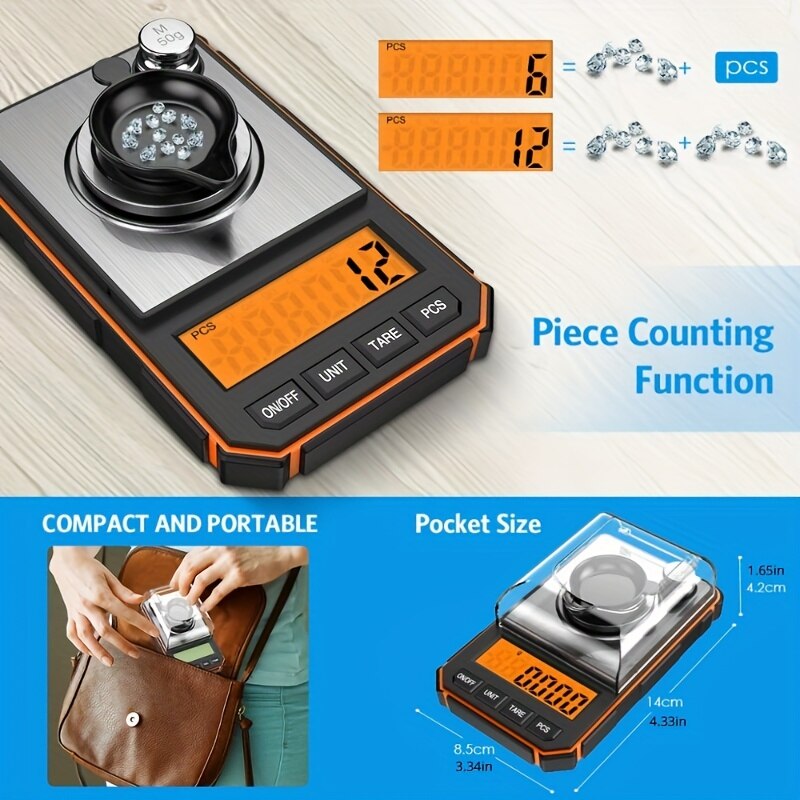 1 st 0.001g Professionele Sier - Tape Dispenser Weighted recensie en prijs