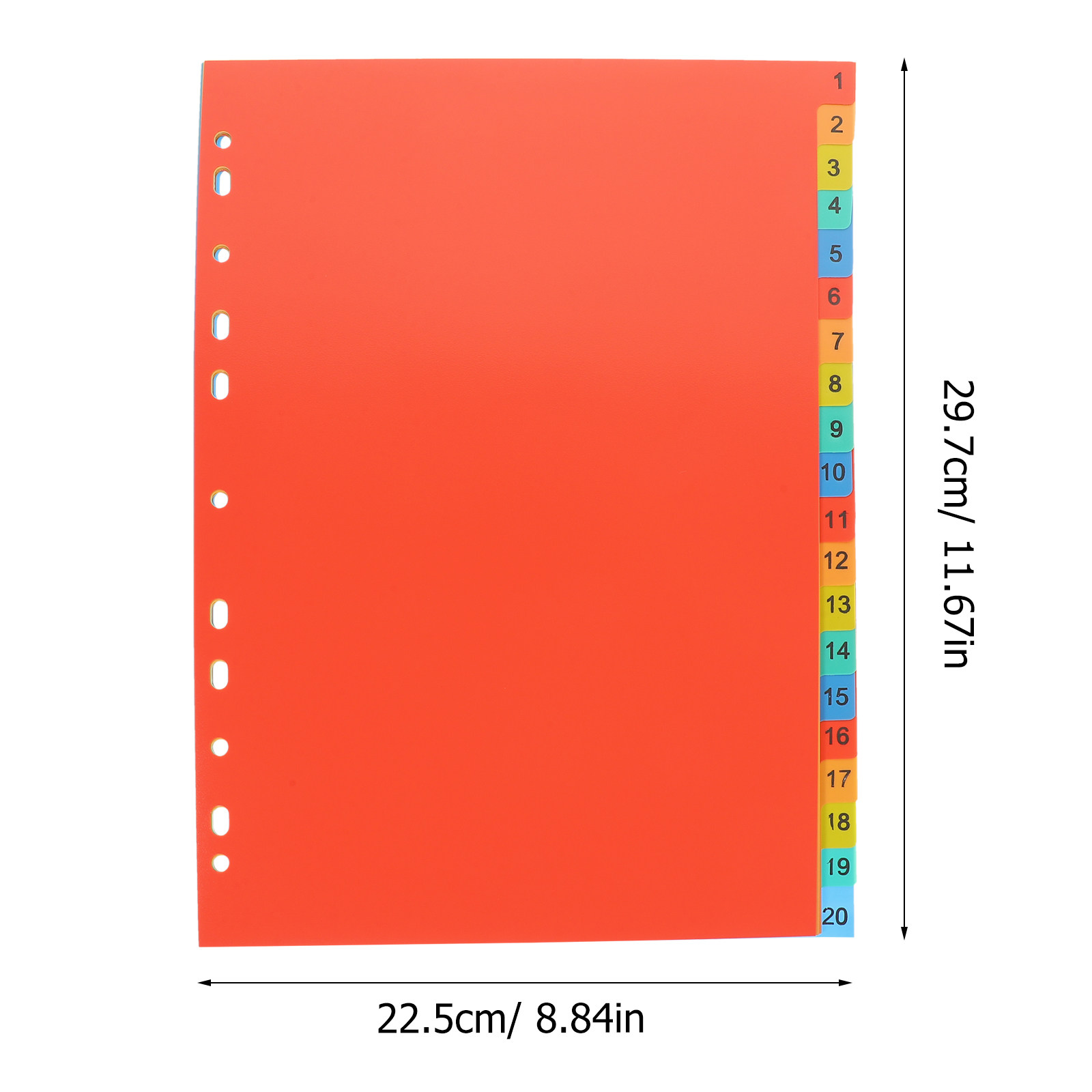 20 vellen A4 tabbladen voor ri - Tab Divider A4 recensie en prijs