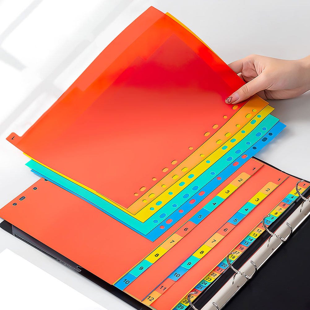 2 sets A4 indexbladen, 31 tabb - Tab Divider A4 recensie en prijs
