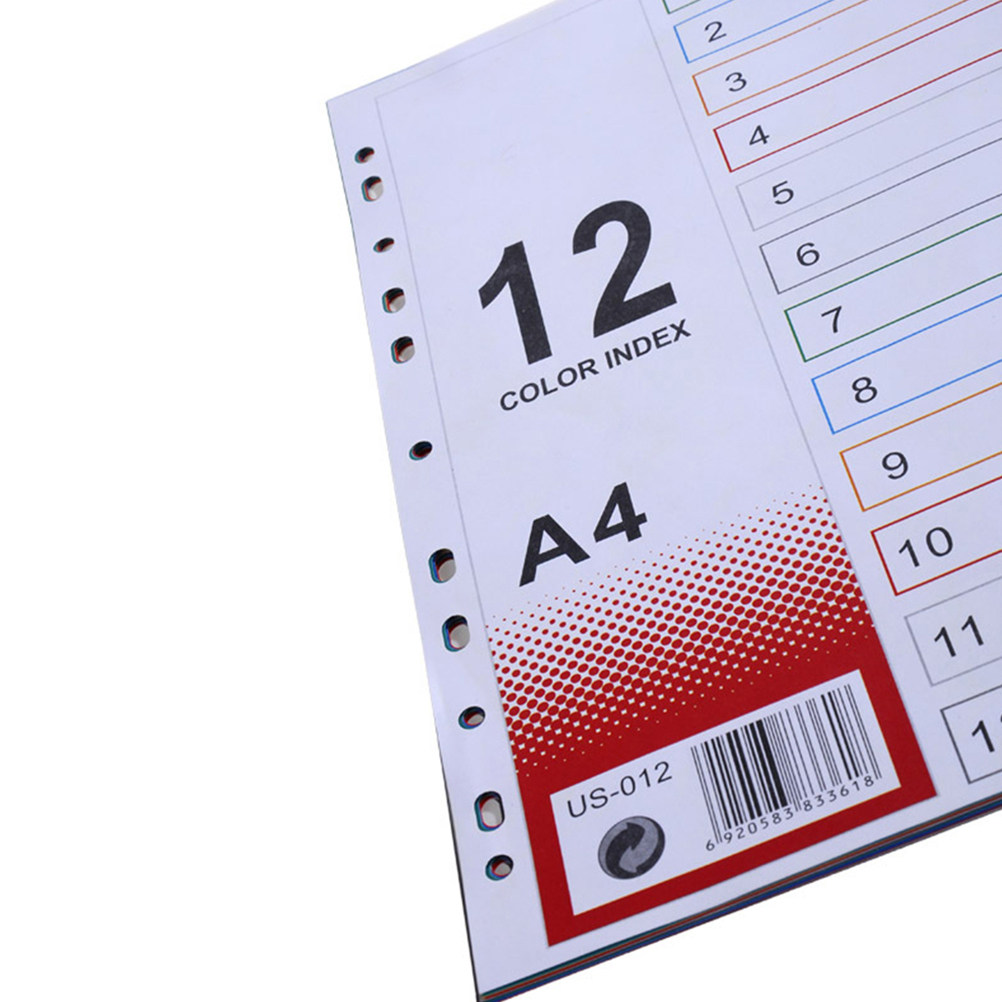 2 stuks indexpapier-navullinge - Tab Divider A4 recensie en prijs