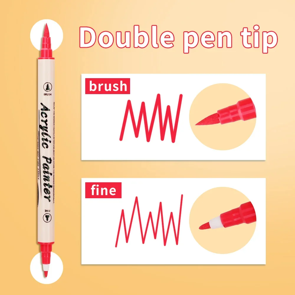 12-36 kleuren acrylverf marker - Correction Pen Fine recensie en prijs